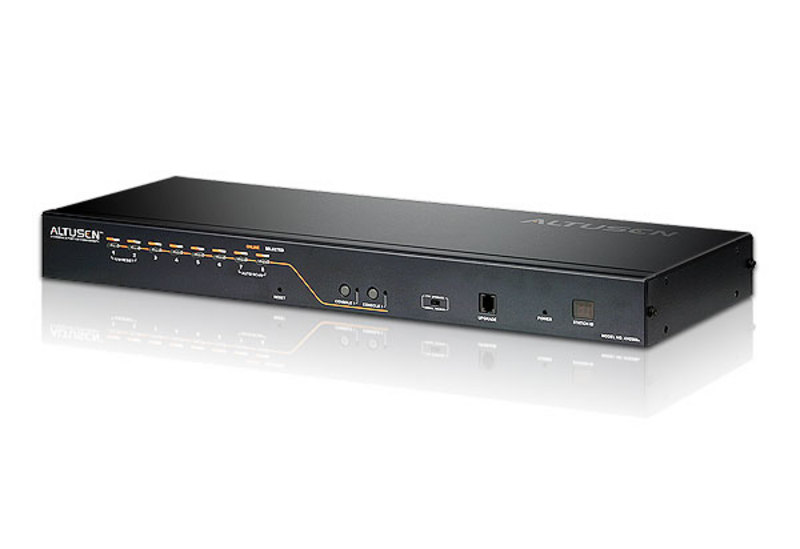 ATEN 8-Port 2-console Cat 5e/6 KVM Switch