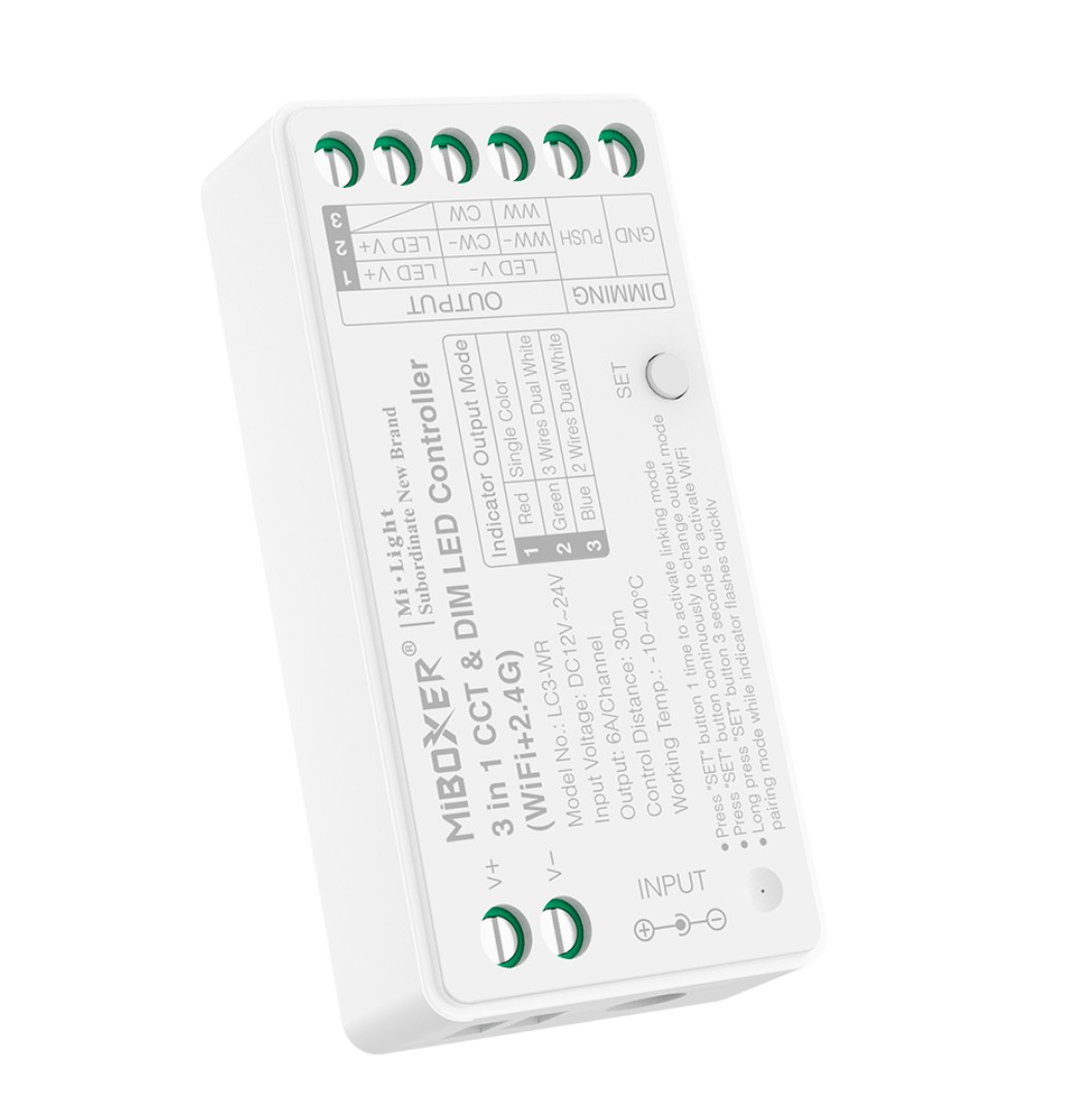MiBoxer LC3-WR CCT & Dimm LED Controller mit WiFi + 2,4GHz