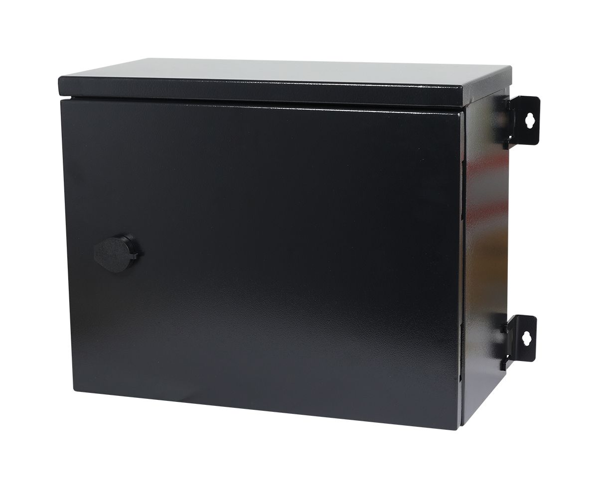 ALLNET DIN-RAIL Wandgehäuse, T223mm, Schwarz, IP55, SO-DIN-Serie,