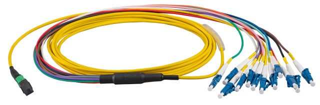 EFB Elektronik MTPF12LCOS2-2 InfiniBand/fibre optic cable 2 m MTP 12x LC Yellow