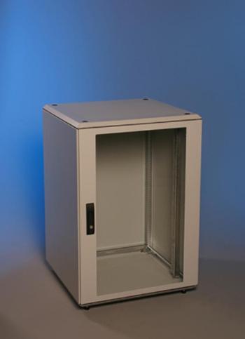 Vertiv(KnüRr) Cabinet Smaract 24HE,B600/T800,T-Nut,Lichtgrau, IP54