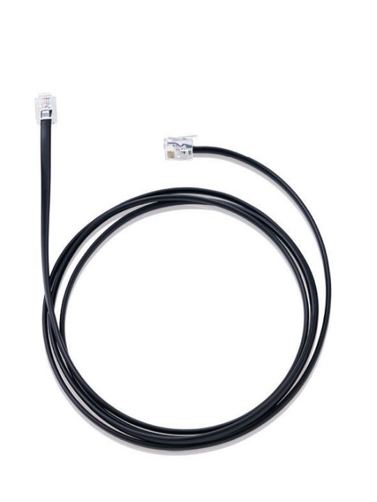 Jabra Phone Cable (Flat Cord with Modular Plug Standard RJ9 to RJ9)