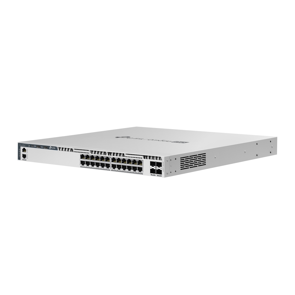 Omada PRO full managed Layer 3 Switch • 28 Port • 24x 2.5GbE, 4x SFP28 • Omada PRO • S6500-24M4Y