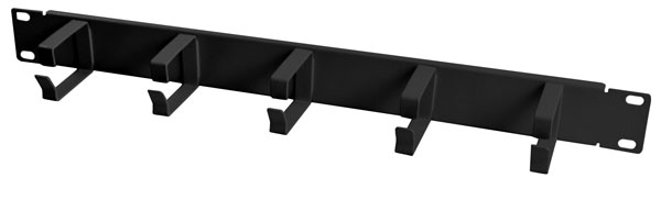 ALLNET 19"zbh. Kabelführungsplatte, 1HE, Metall mit 5 Bügel, ALLNET 19"zbh. Kabelführungsplatte, 1HE, Metall mit 5 Bügel,