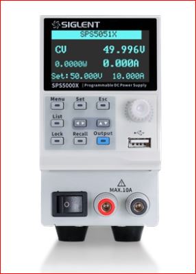 Siglent SPS5051X DC Labornetzgerät / Das SPS5051X ist ein DC Labornetzgerät mit einem Kanal und hat eine max. Ausgangsleistung von 180W. Siglent SPS5051X DC Labornetzgerät / Das SPS5051X ist ein DC Labornetzgerät mit einem Kanal und hat eine max. Ausgangsleistung von 180W.