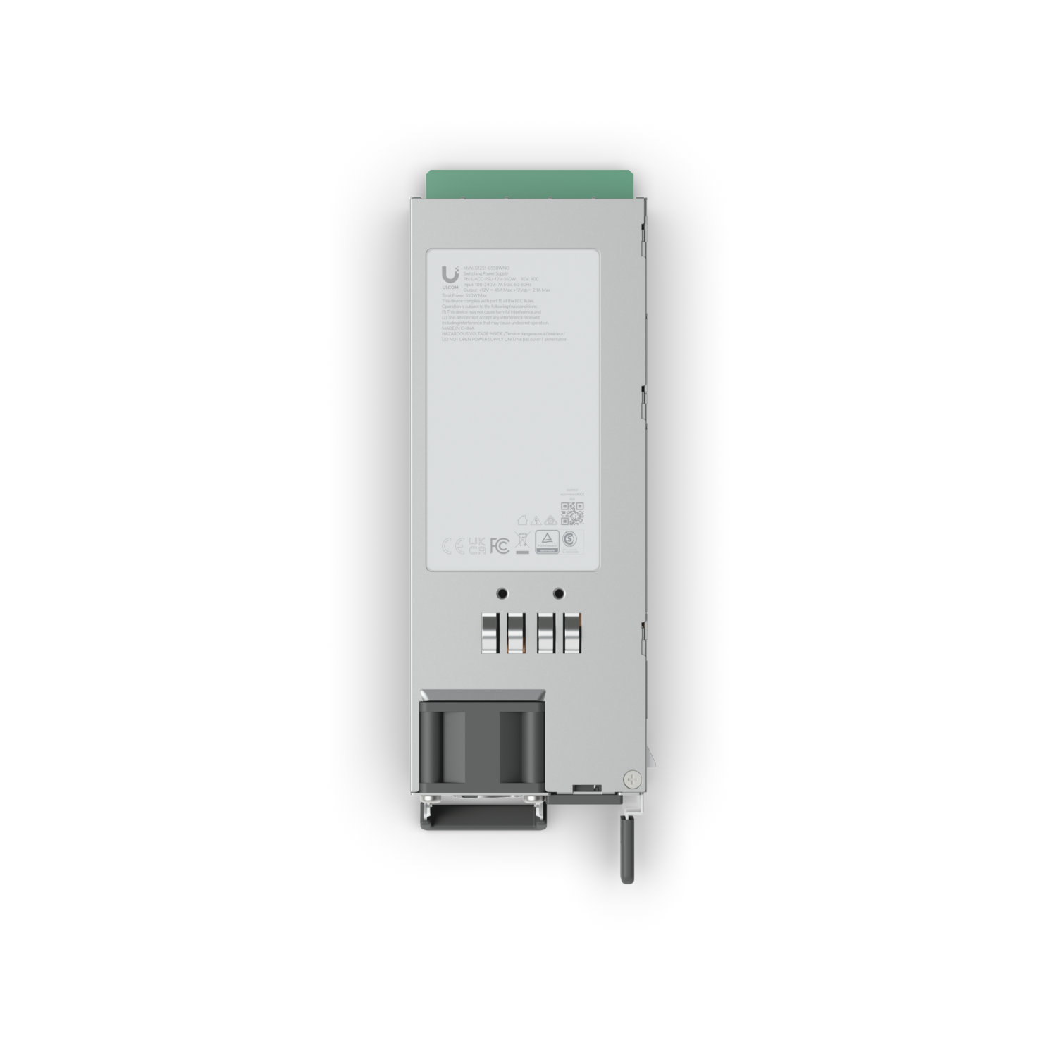 Ubiquiti - Hot-Swappable Power Module 550W - (UACC-PSU-12V-550W)