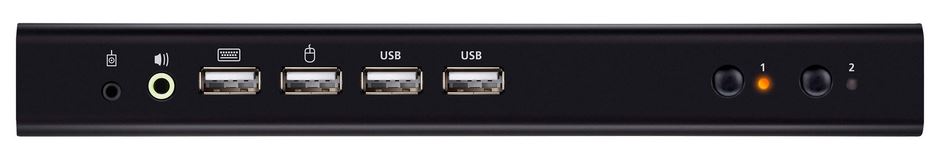 Aten KVM-Switch  2-fach Audio/HDMI, USB, Dual Display,