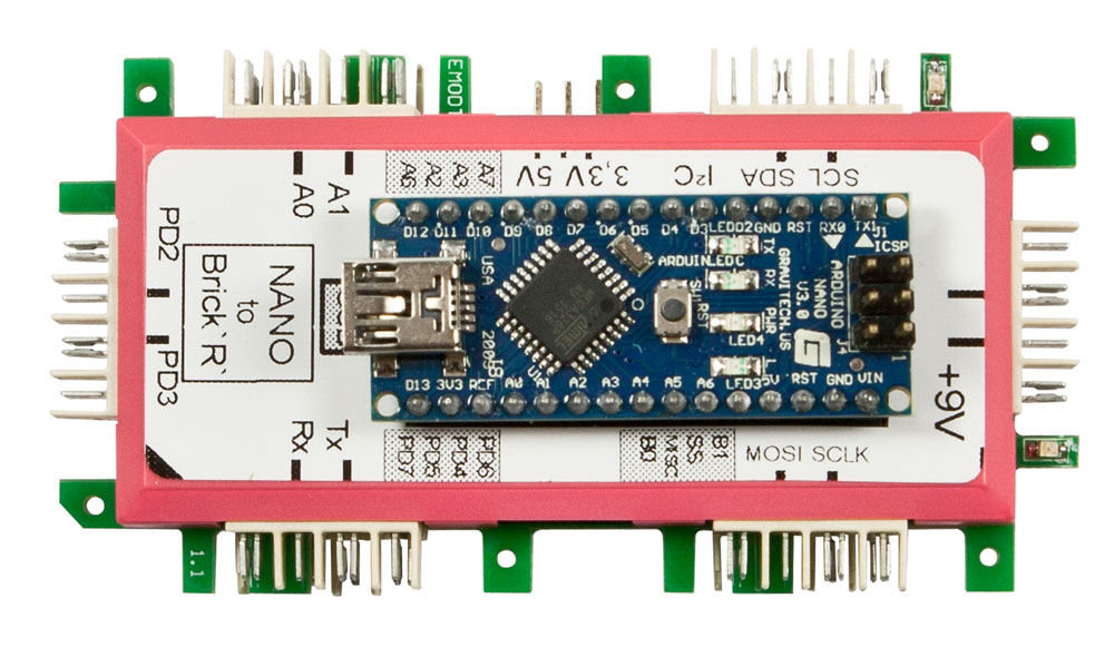 ALLNET Brick'R'knowledge Arduino® Nano Adapter - Mit Arduino® ALLNET Brick'R'knowledge Arduino® Nano Adapter - Mit Arduino®
