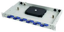 TelegäRtner LWL,Patchpanel Rangierverteiler,19 ", 6xSC-Duplex OM3, BASIS V 1 HE