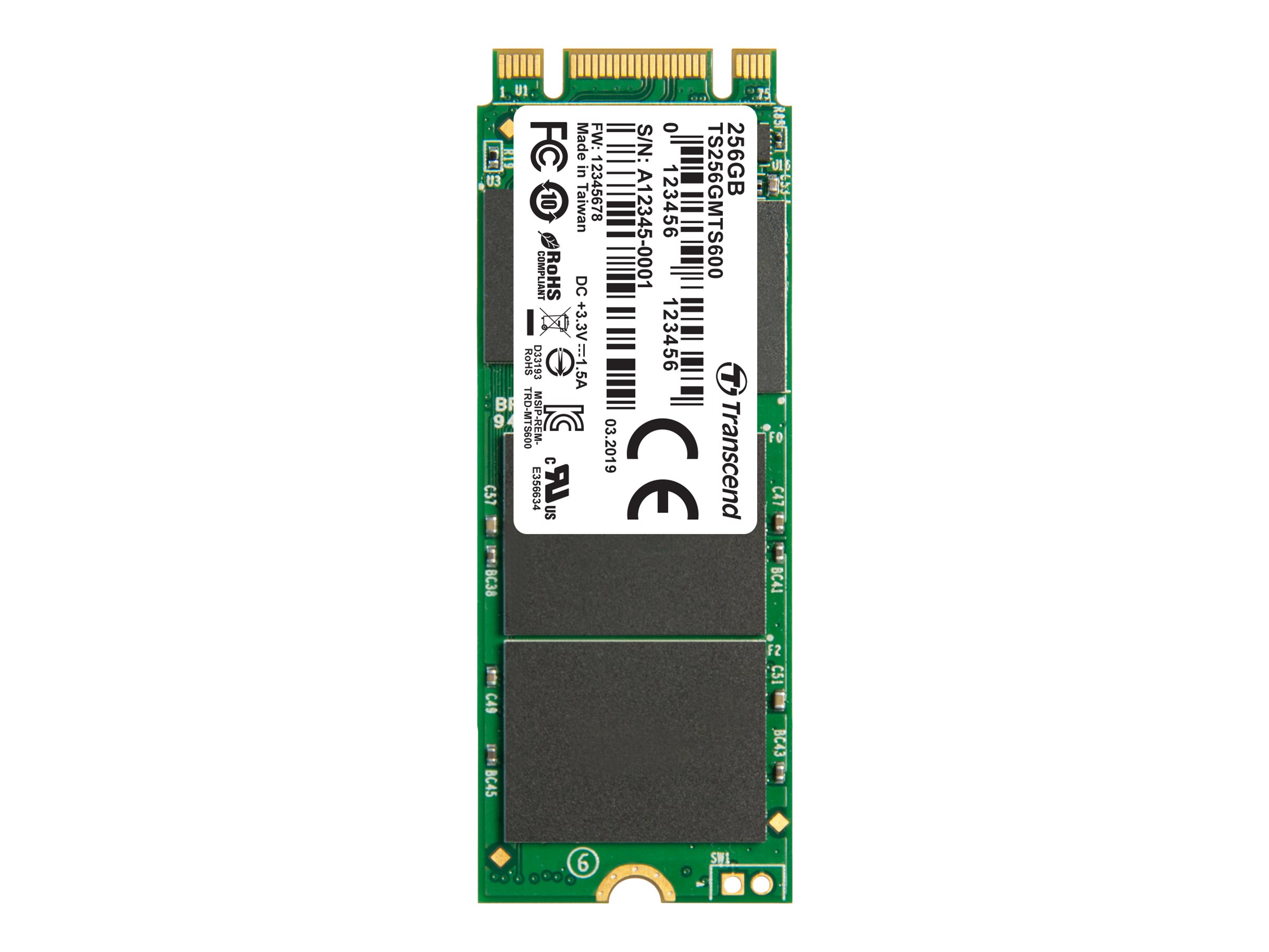 Transcend MTS600 256 GB M.2 Serial ATA III MLC