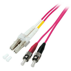 EFB Elektronik LC-ST 50/125µ InfiniBand/fibre optic cable 3 m Pink