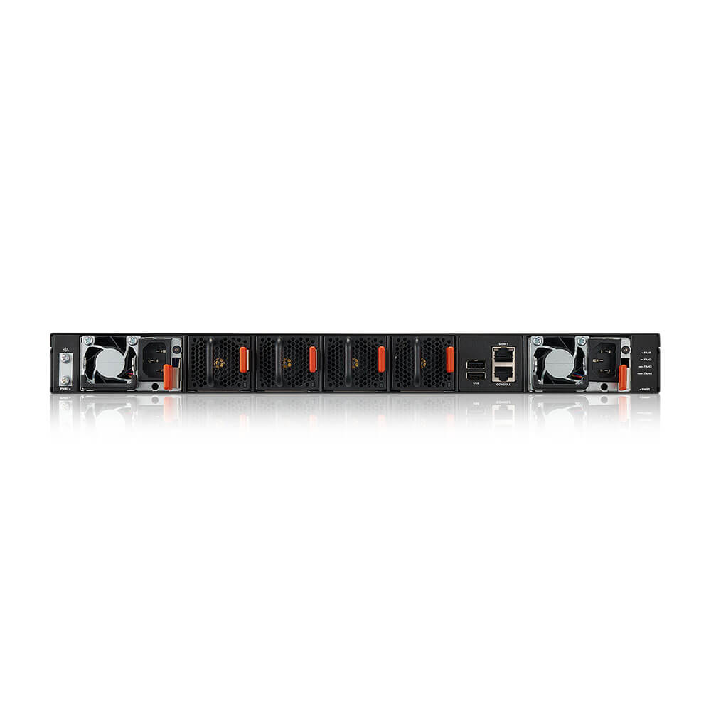 Zyxel Switch full managed Layer3 48 Port • Aggregation •  8x 100 QSFP28 Ports • 48x 25GbE/10GbE SFP+ Ports • CX4800-56F-EU0101F
