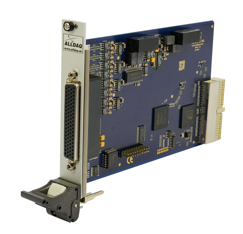 ALLDAQ ADQ-215-PXI_V2 / PXI-Multi-I/O-Karte, 16 diff. AI (16bit, 500kHz, ±50V), 32 TTL-DIO, Zähler