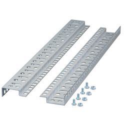 Wandgehäuse 19", zbh. 19" Montageschienen 15HE für Wandgehäuse, Set 2 Stück