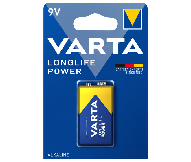 Batterie 9V E-Block (6LR61) *Varta* High Energy -  1-Pack Batterie 9V E-Block (6LR61) *Varta* High Energy -  1-Pack
