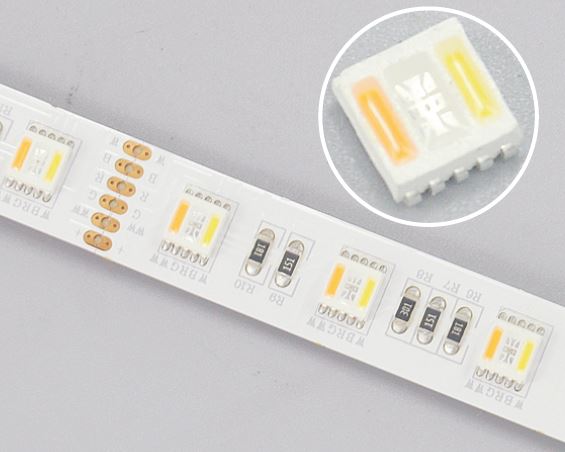 Synergy 21 LED Flex Strip 5050 -   60 RGB DC24V + RGB-WW (RGB-CCT) one chip