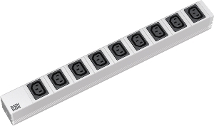 BACHMANN 48,26cm 19Zoll Steckdosenleiste Mit 9 X C13 Buchsen Zuleitung Mit Schutzkontakt-Stecker