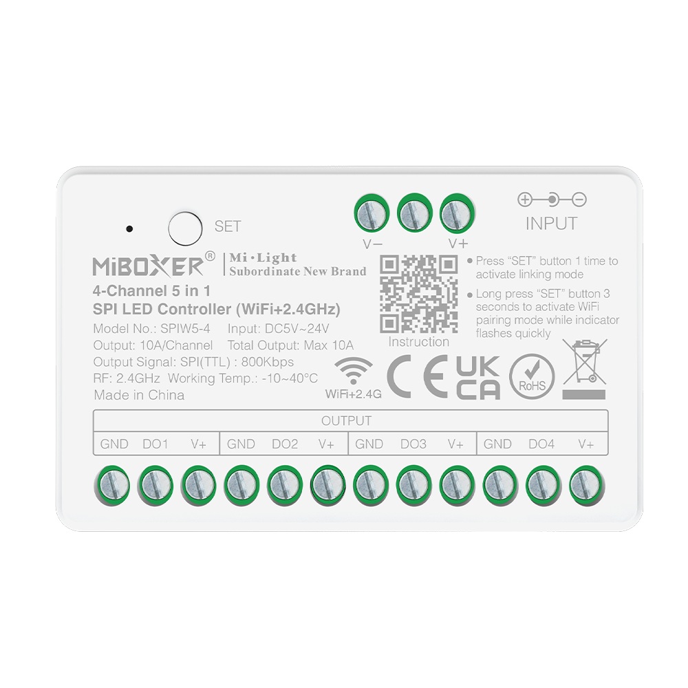Pixel LED Controller SPI-Serie 5 In 1 SPI (2.4GHz Wifi) 4 KanäLe Milight/Miboxer