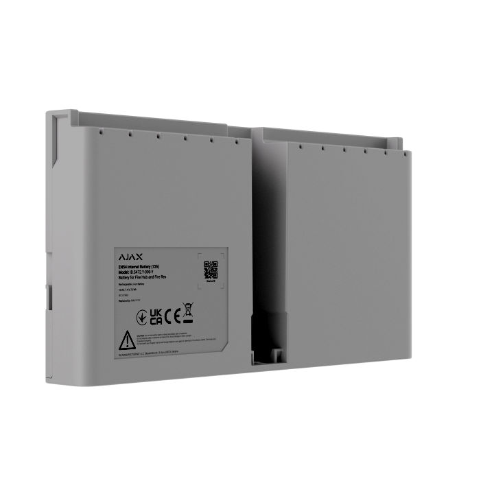 Ajax Brandwarnanlage EN54 Internal Battery (72h)  *weiß*