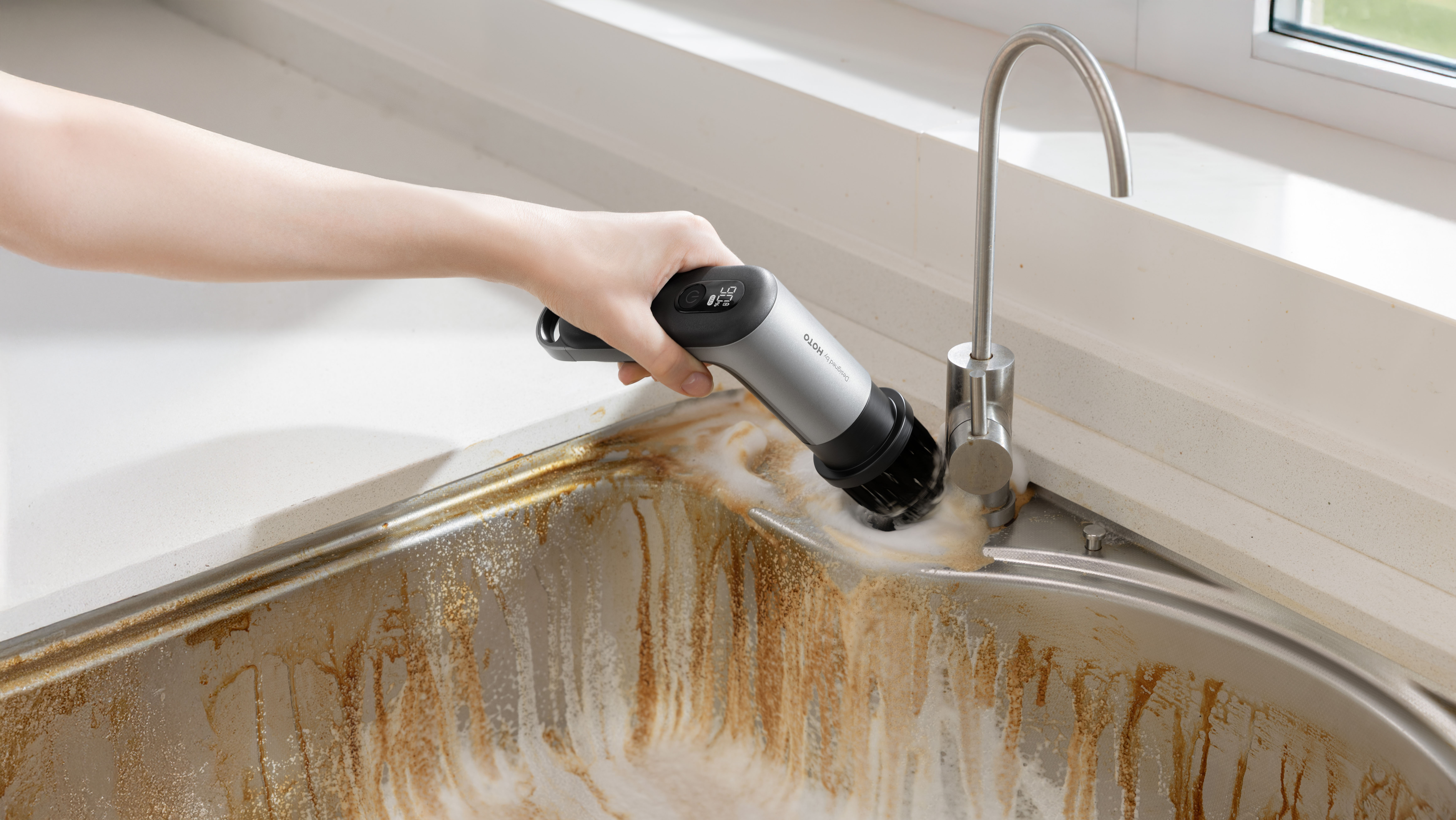 HOTO • Srubbers • Grip Cordless Spin Scrubber • QWQJA10