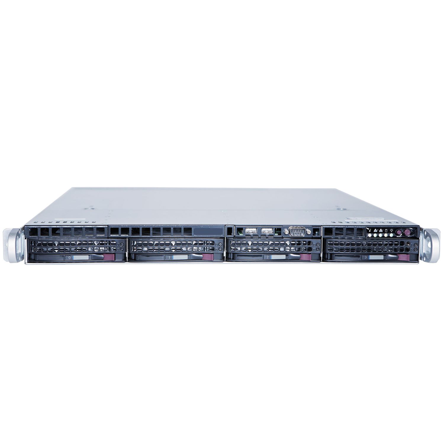 Hanwha Vision Server • 1U-4BAY-SERVER-32TB-RAW • RAID5 • (24TB)