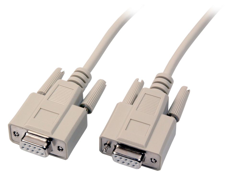 Kabel Seriell DB9pol=>DB9pol Bu/Bu  2,0mEK152.2, 1:1 belegt,
