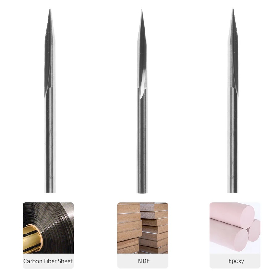 Snapmaker 2.0 und Artisan Zubehör Straight Groove V-bits Snapmaker 2.0 und Artisan Zubehör Straight Groove V-bits