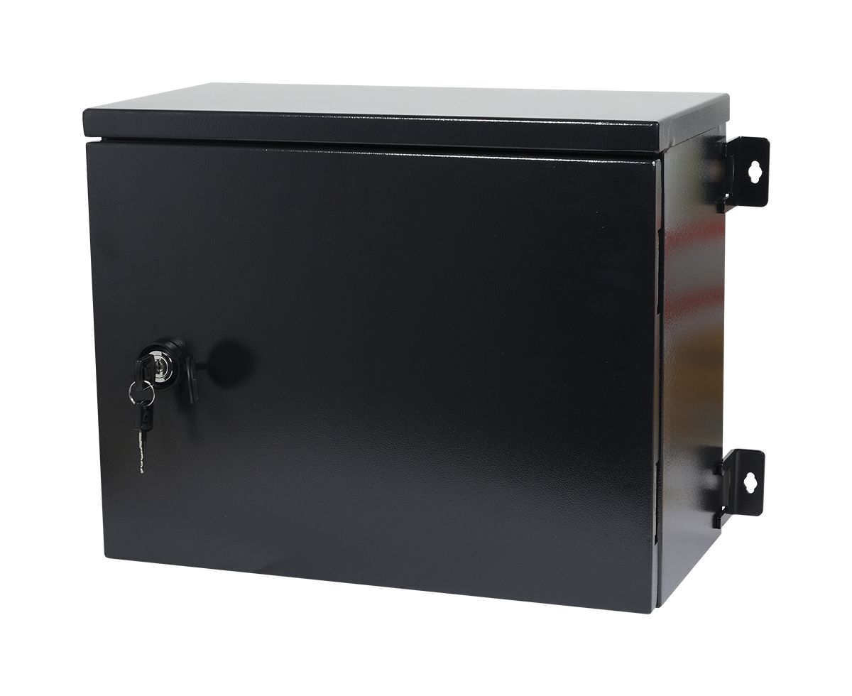 ALLNET DIN-RAIL Wandgehäuse, T223mm, Schwarz, IP55, SO-DIN-Serie,