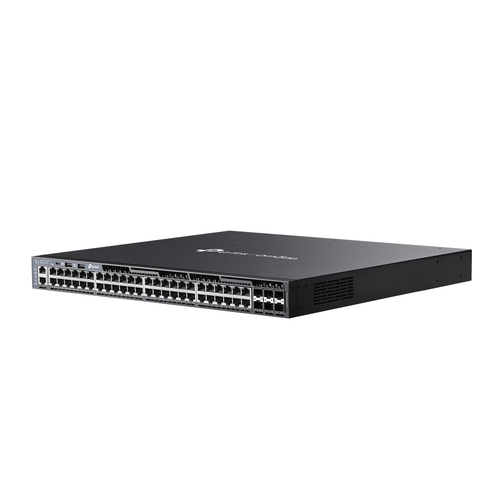 Omada by tp-link Switch full managed Layer3 54 Port • 48x 1 GbE • 6x SFP+ • PoE Budget bis 1440 Watt • 48x PoE at  • 19” • Omada • SG6654XHP