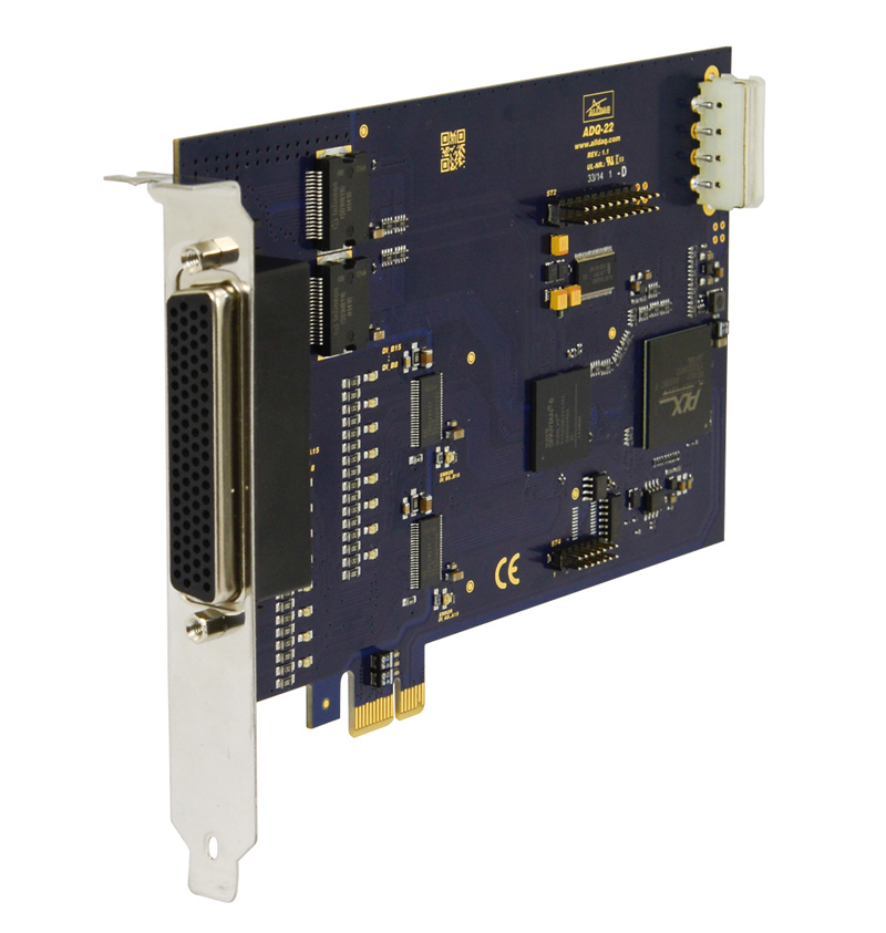 ALLDAQ ADQ-22-PCIe v2 / PCI-Express-Digital-I/O-Karte, 32 isolierte DIs, 32 isolierte DOs mit Leistungstreiber, 16 TTL-DIOs; ADQ-Link ALLDAQ ADQ-22-PCIe v2 / PCI-Express-Digital-I/O-Karte, 32 isolierte DIs, 32 isolierte DOs mit Leistungstreiber, 16 TTL-DIOs; ADQ-Link