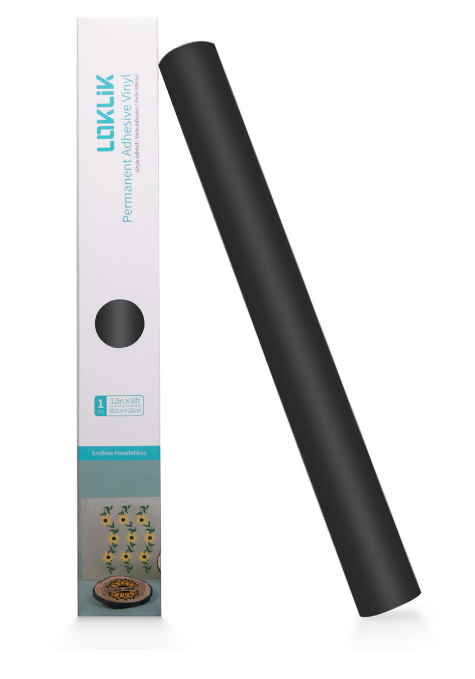 LOKLiK Permanent Adhesive Vinyl Matte - Black LOKLiK Permanent Adhesive Vinyl Matte - Black