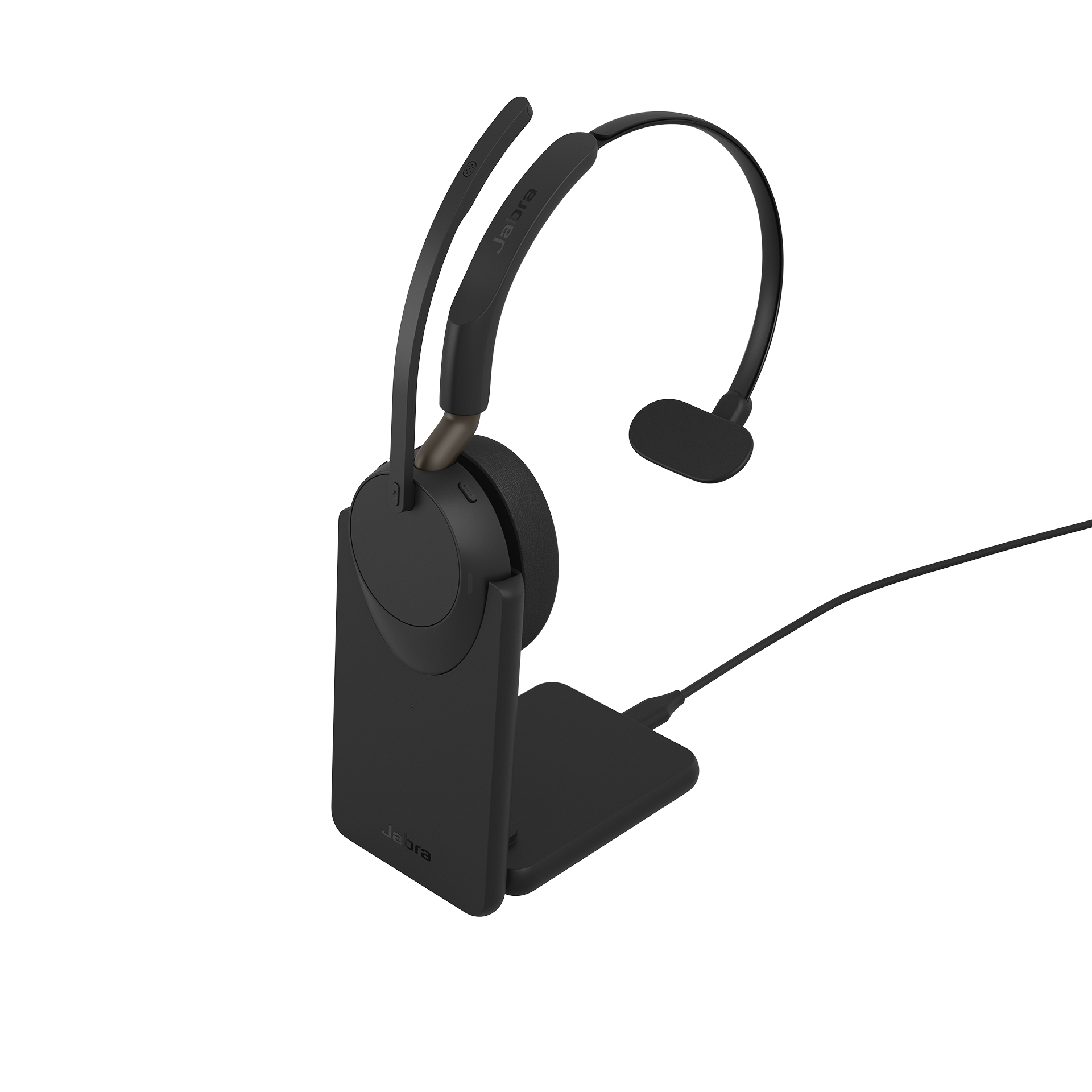 Jabra Evolve3 65 UC - USB-A with Dongle - Mono (Charging Stand)