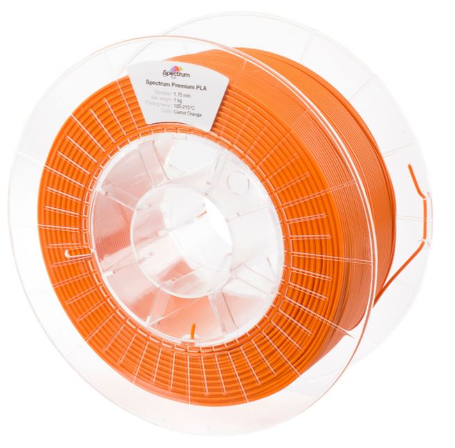 Spectrum 3D Filament PLA 2.85mm CARROT orange 1kg