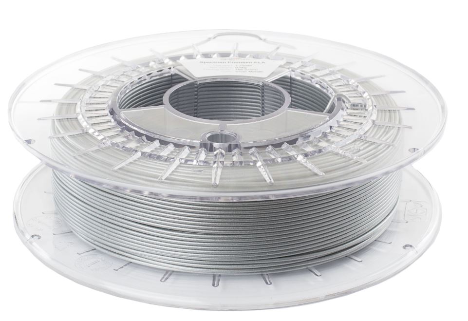 Spectrum 3D Filament PLA Pro 1.75mm Silver METALLIC 1kg