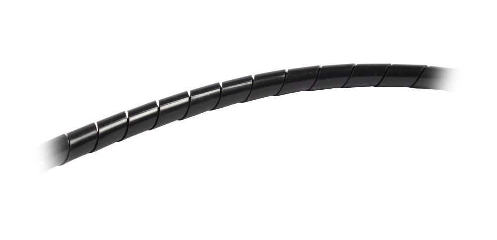 Kabel zbh. Organizer, Spiral, flexibel,  9-65mm,  10m, schwarz, Synergy 21, Kabel zbh. Organizer, Spiral, flexibel,  9-65mm,  10m, schwarz, Synergy 21,