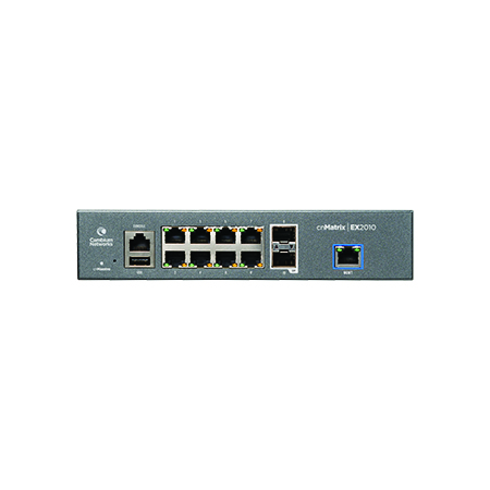 Cambium Networks cnMatrix, 8x Ethernet Switch, 2x SFP, EX2010 Cambium Networks cnMatrix, 8x Ethernet Switch, 2x SFP, EX2010