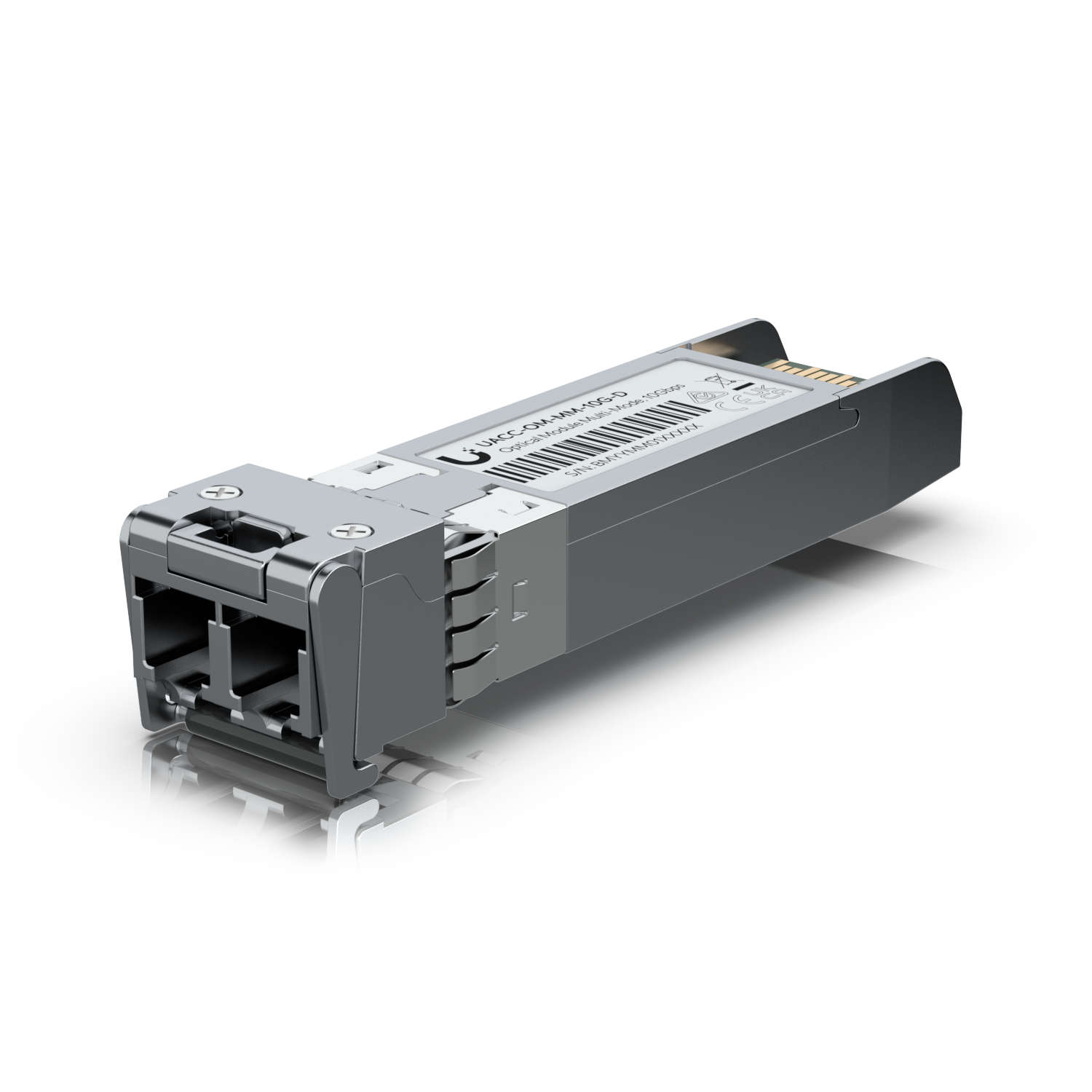 Ubiquiti 10G Multi-Mode Optical Module • SFP+ • 10/1GbE • Single Pack • UACC-OM-MM-10G-D