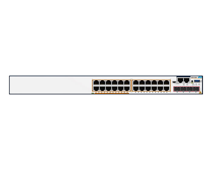 ZTE Switch PoE Layer 2+  24x10/100/1000 RJ45 + 4x Gigabit SFP+ POE, 5260-28PD-H-1AC-E 720W PoE Budget