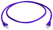 TelegäRtner Patchkabel CAT6A, 7.5m, Lila, 500MHz, S-STP(S/F