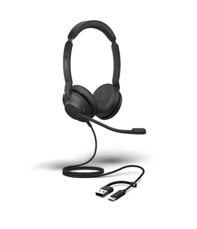 Jabra Evolve2 30 SE Headset Wired Head-band Office/Call center USB Type-C / USB Type-A Black