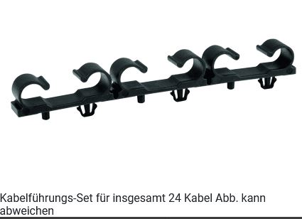 TelegäRtner Zbh.KabelfüHrungsset, Schwarz