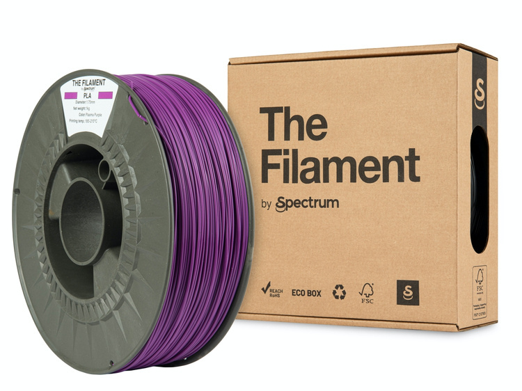 Spectrum Filaments TF-24014 3D printing material Polylactic acid (PLA) Purple 1 kg