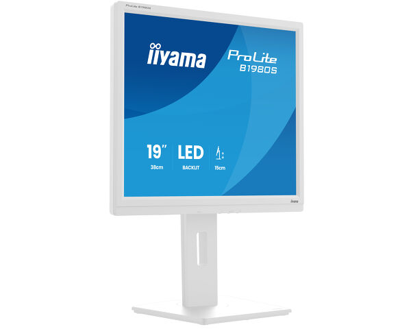iiyama ProLite B1980S-W1 computer monitor 48.3 cm (19") 1280 x 1024 pixels SVGA LED White