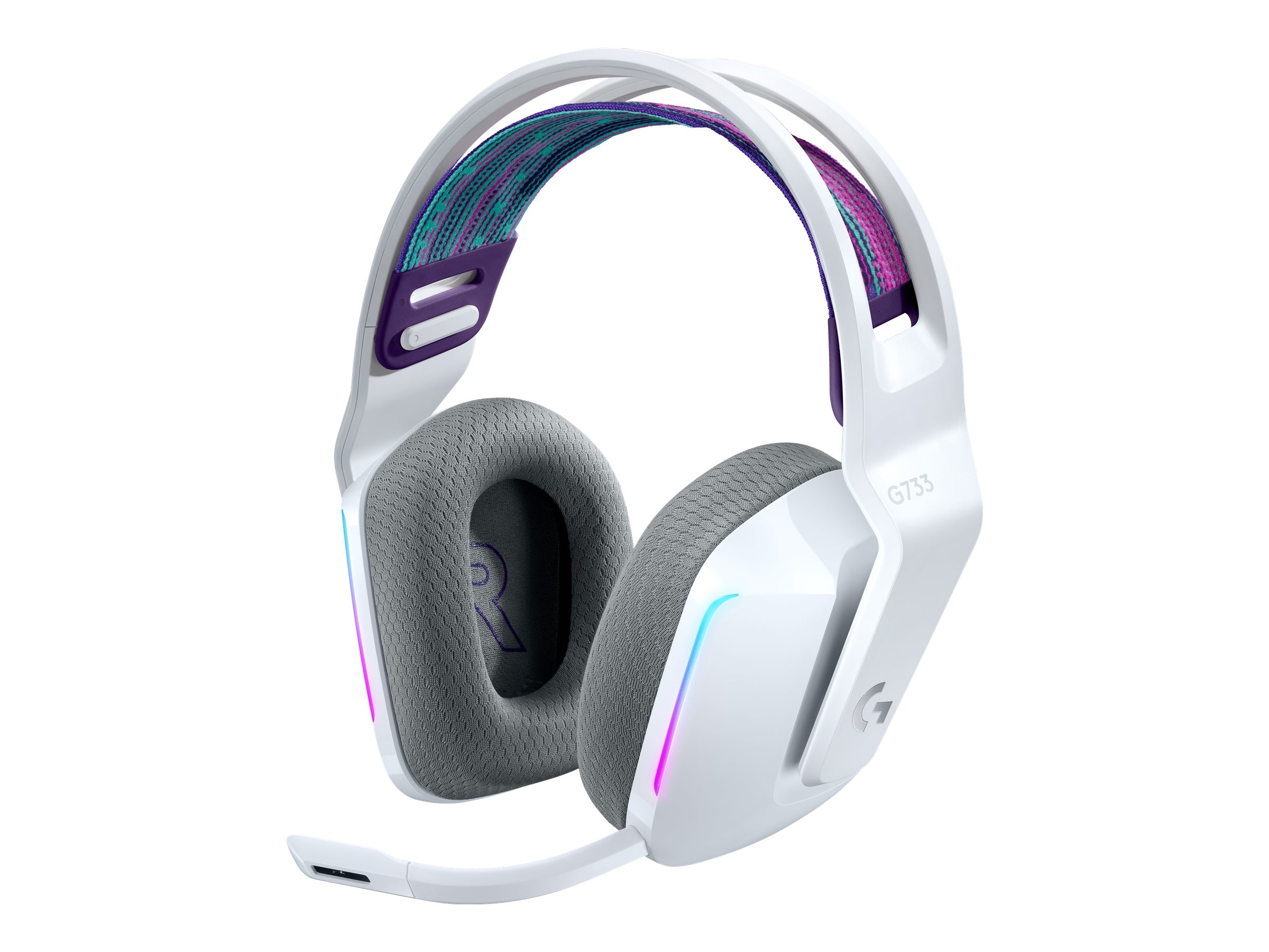 Logitech G733 LIGHTSPEED Wireless RGB Gaming Headset - White