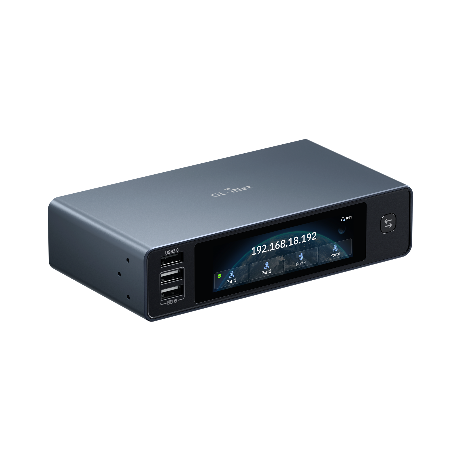 GL.iNet KVM over IP RM4PE Comet X Quad-Port Remote KVM with PoE • GL-RM4PE