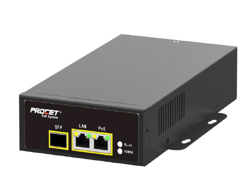 Hanwha Vision Zubehör • Power & Connectivity • PoE injector - 83W • SPO-8315