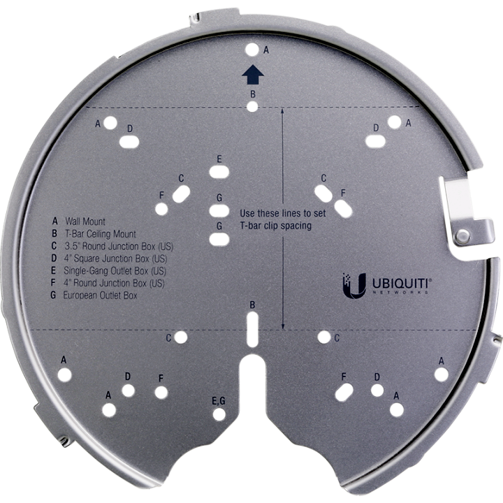 Ubiquiti U-PRO-MP mounting kit Aluminium