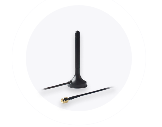 Teltonika · Zubehör · Antenne · WiFi magnetische SMA Antenne für RUT2xx/500/9xx