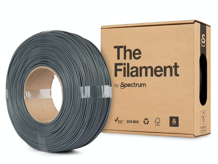 Spectrum Filaments TF-24058 3D printing material Polyethylene Terephthalate Glycol (PETG) Grey 1 kg