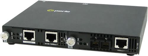 Perle Medien Konverter 100 RJ45/SC Multimode Managed